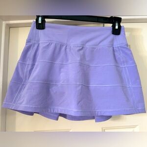 Lululemon Pace Rival Light Purple Skirt 2.5”